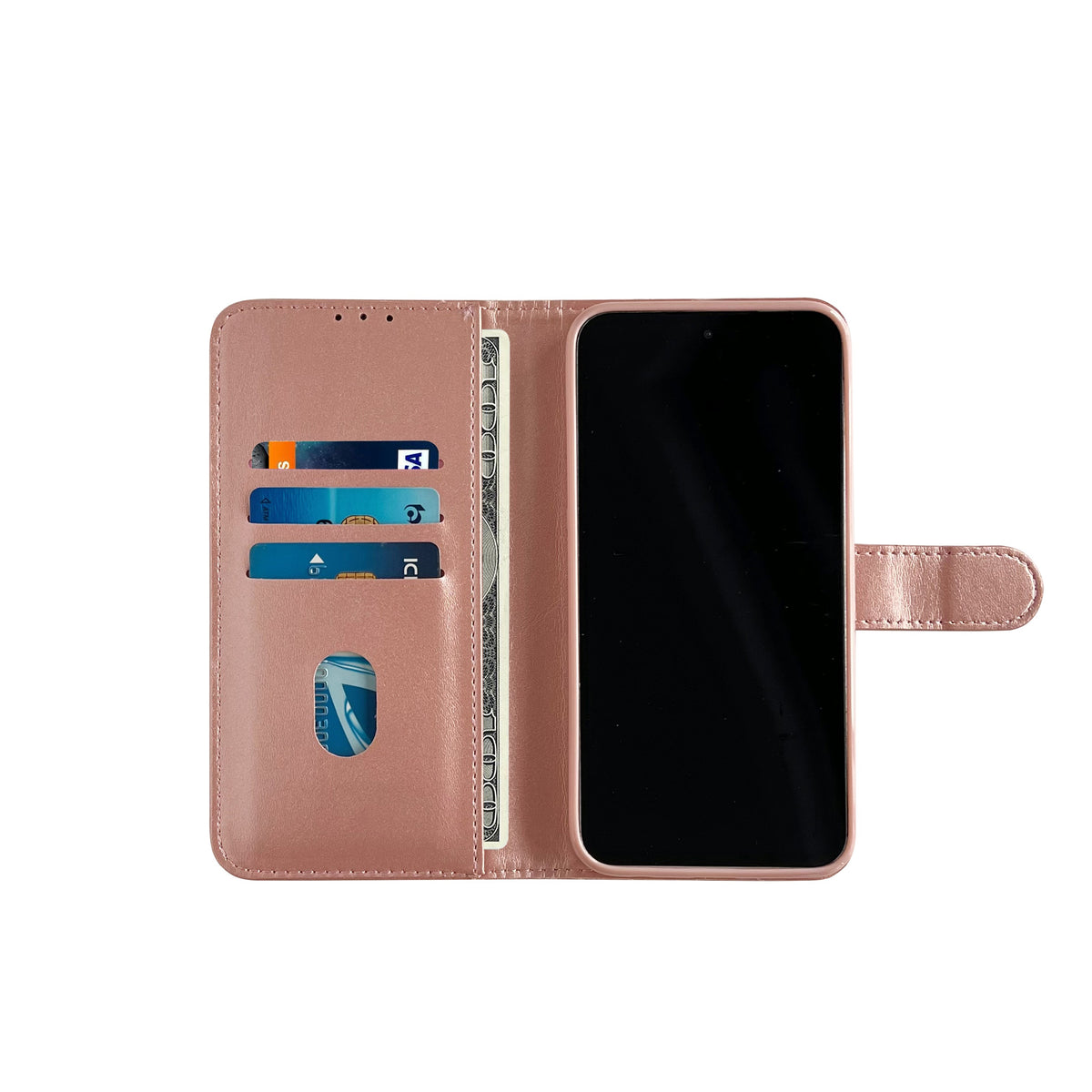 Samsung Galaxy A35 5G Hoesje - Rosegoud - Bookcase