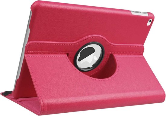 Apple iPad 7 10.2 (2019) Tablethoes - Roze - Draaibare Bookcase