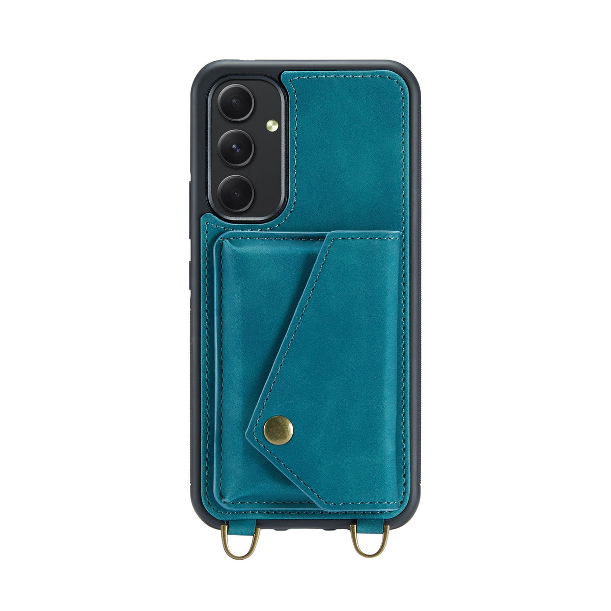 Samsung Galaxy S23 Plus Hoesje - Emerald Green - Luxe Back Cover met Telefoonkoord