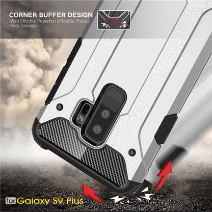 Samsung Galaxy S9+ Hoesje - Grijs - Armor Back Cover