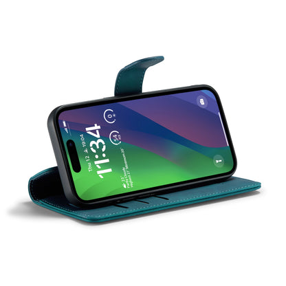 Apple iPhone 15 Hülle - Emerald Green - 2-in-1 MagSafe-Klapphülle mit Kartenfach