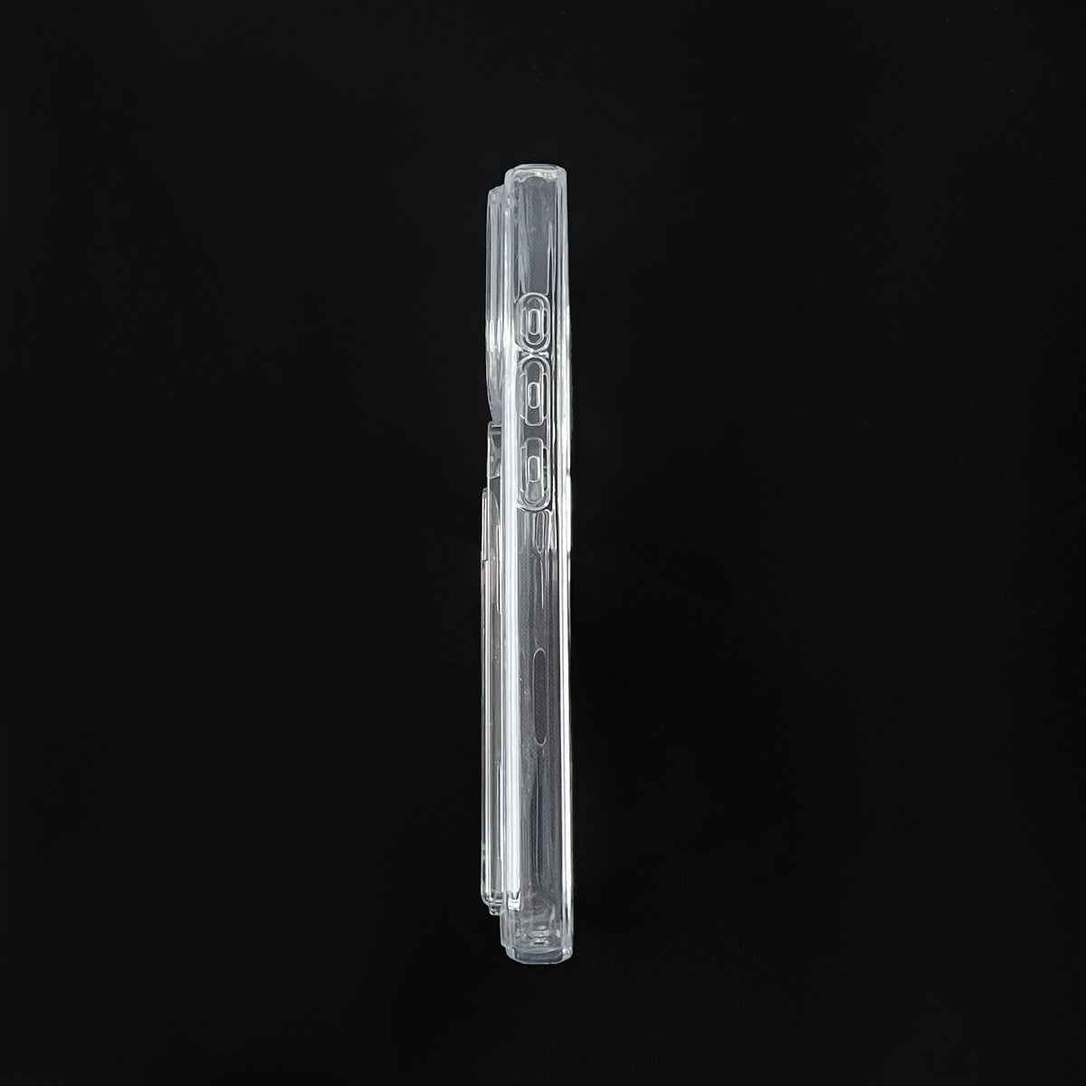 Apple iPhone 18 Pro Case - Clear with Card Holder - Silicone Back Cover with Card Holder