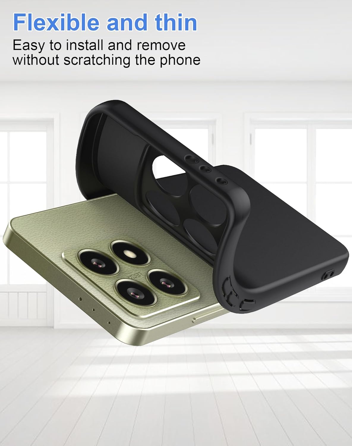 Xiaomi 17T Hoesje - Zwart - Siliconen Back Cover