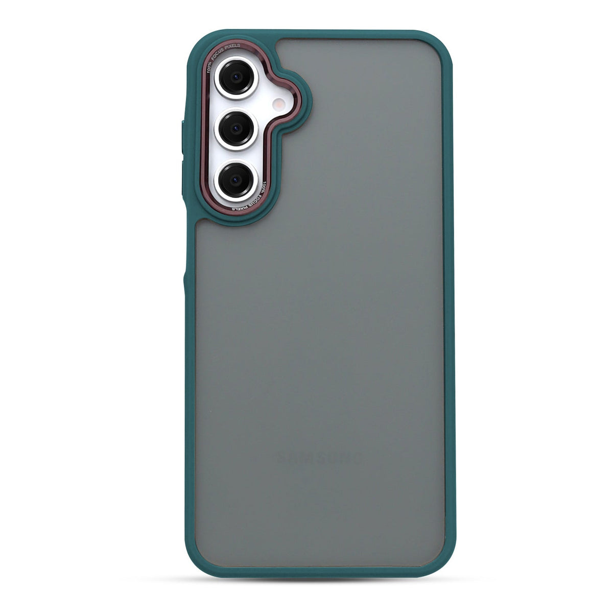 Samsung Galaxy S24 FE Hoesje - Groen - Frame Back Cover