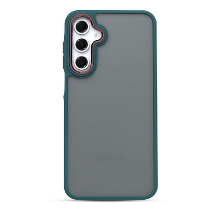 Samsung Galaxy S24 FE Hoesje - Groen - Frame Back Cover