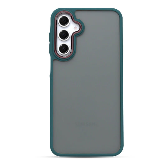 Samsung Galaxy S24 FE Hoesje - Groen - Frame Back Cover