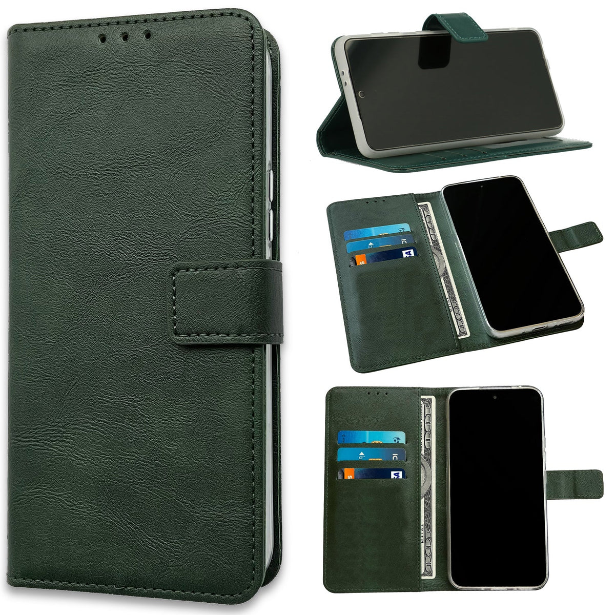 Oppo A80 Hoesje - Groen - Bookcase