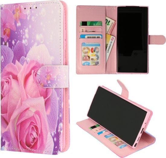 Samsung Galaxy A03S Hoesje - Rozen - Print Bookcase
