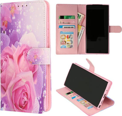 Samsung Galaxy A03S Hoesje - Rozen - Print Bookcase