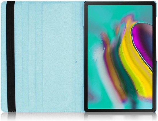 Samsung Galaxy Tab A7 (2020) Tablethoes - Licht Blauw - Draaibare Bookcase