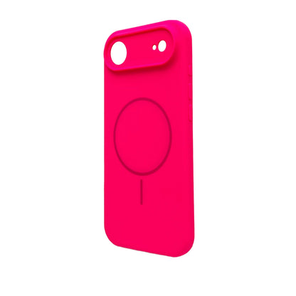 Apple iPhone Air Hoesje - Magenta Roze - Liquid Siliconen MagSafe Back Cover