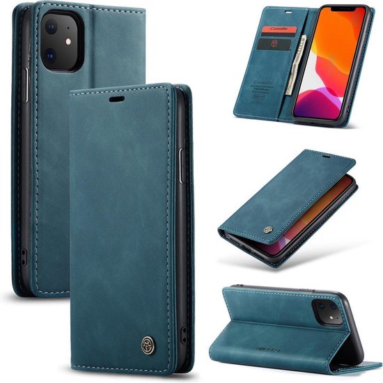 Apple iPhone 12 Mini Hülle - Emerald Green - Schlanke Klapphülle mit Kartenfach