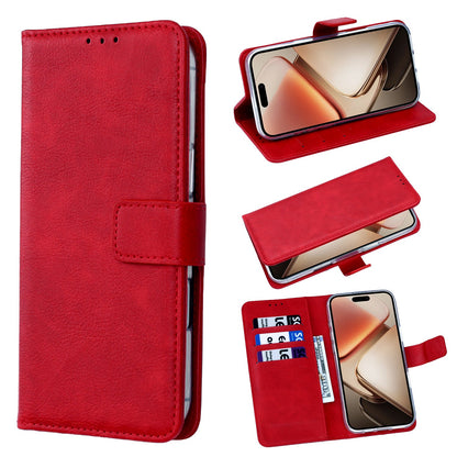 Samsung Galaxy S25 FE Hoesje - Rood - Portemonnee Bookcase