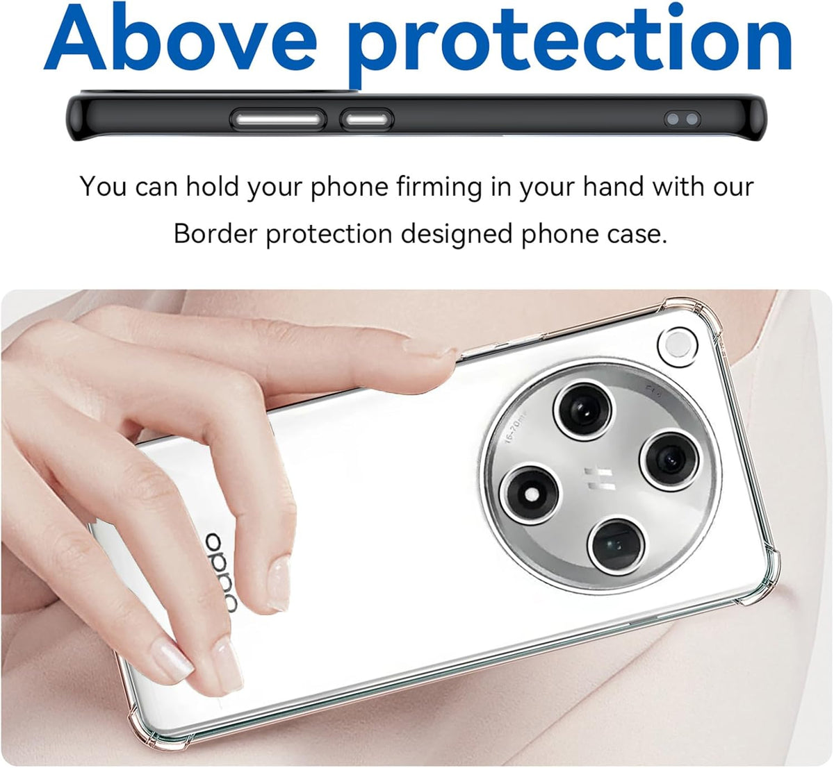 Oppo Find X9 Ultra Hoesje - Transparant - Anti-Shock Back Cover