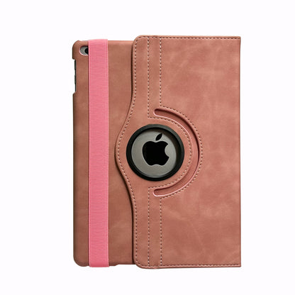 Apple iPad 5 9.7 (2017) Tablet Case - Pale Pink - Rotating Folio Case