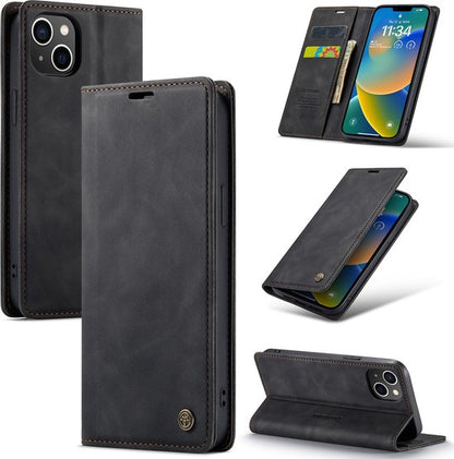 Apple iPhone 14 Case - Charcoal Gray - Slim Wallet Case