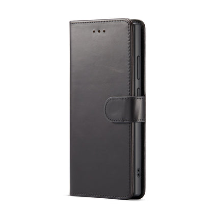 Samsung Galaxy S24 Ultra Case - Charcoal Gray - Genuine Leather 2-in-1 Wallet Case