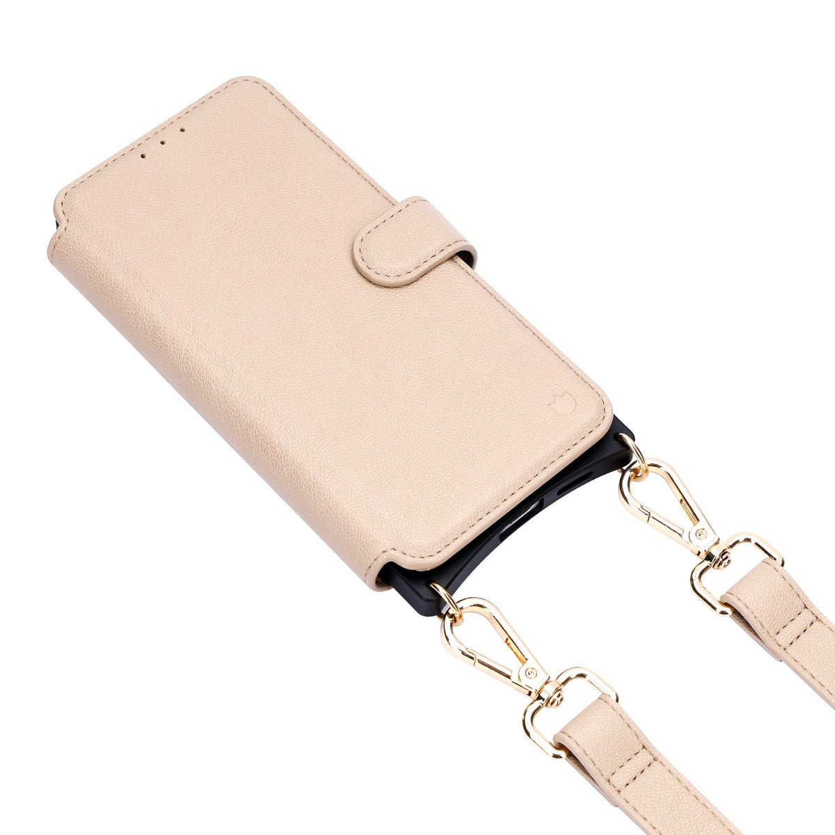 Samsung Galaxy S25 FE Hoesje - Beige - CM Amsterdam Back Cover met Telefoonkoord