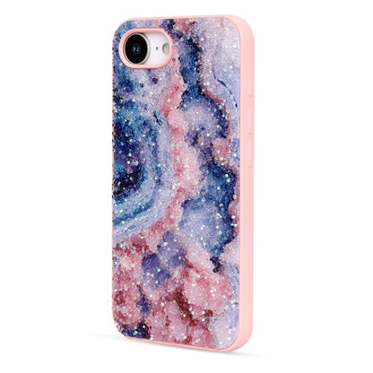 Apple iPhone 17e Hoesje - Nova - Marmer Diamant Glitter Back Cover