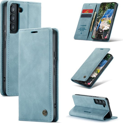 Samsung Galaxy S23 Plus Hoesje - Aqua Blue - Dunne Bookcase