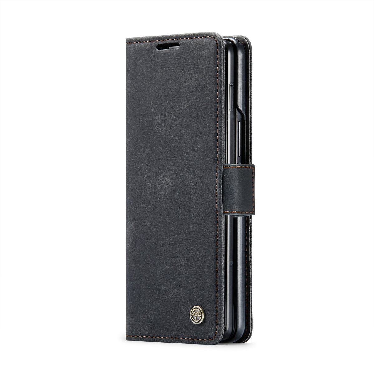 Samsung Galaxy Z Fold 5 Hoesje - Charcoal Gray - Dunne Bookcase