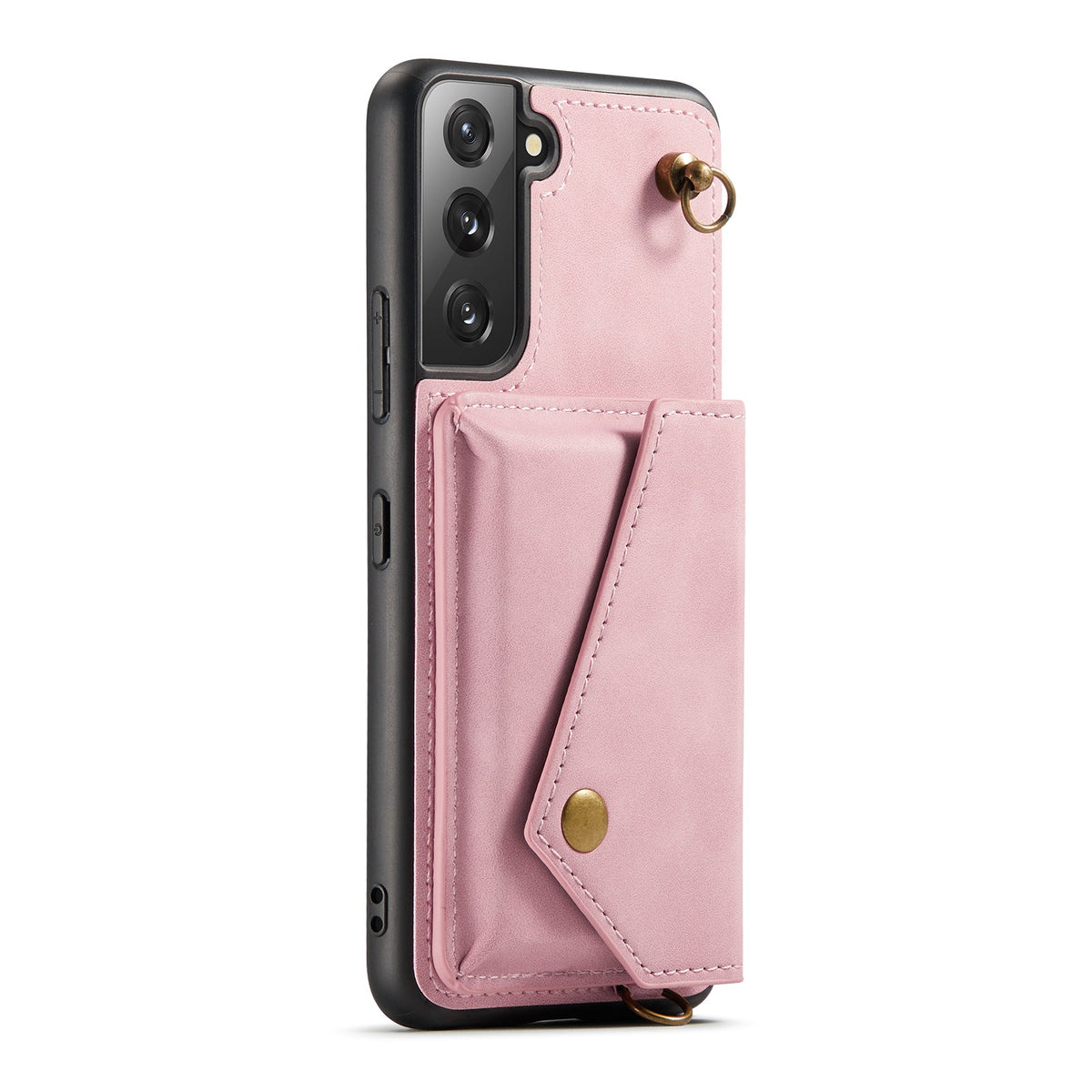 Samsung Galaxy S22 Plus Hoesje - Pale Pink - Luxe Back Cover met Telefoonkoord