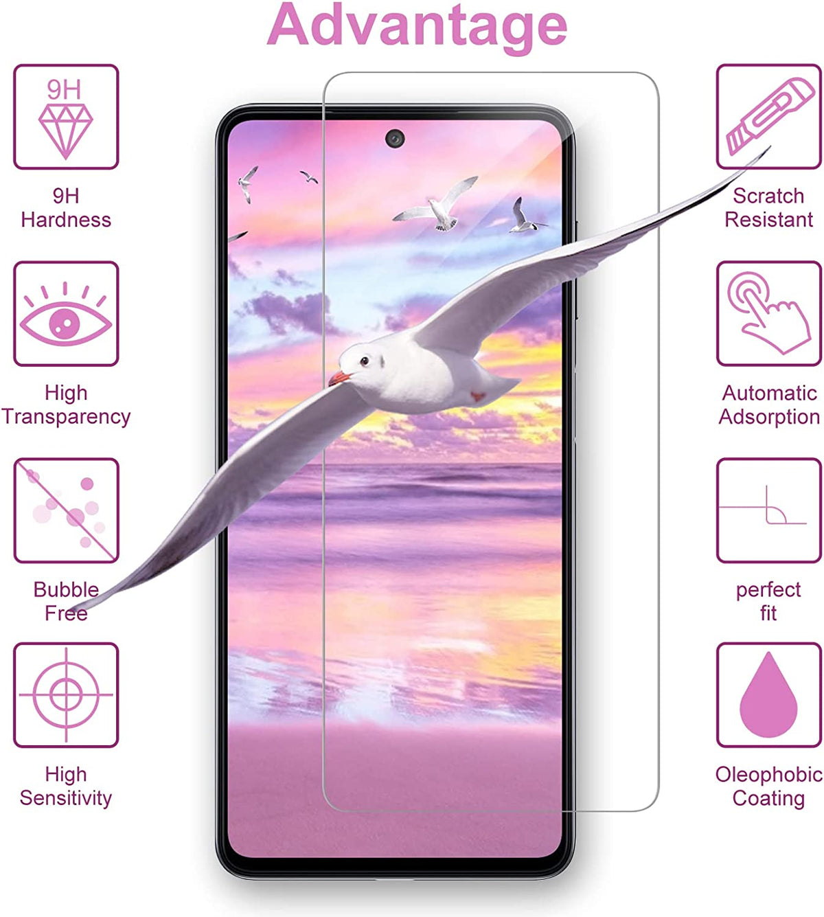 Samsung Galaxy A57 Screenprotector - Full Cover - 2 Stuks
