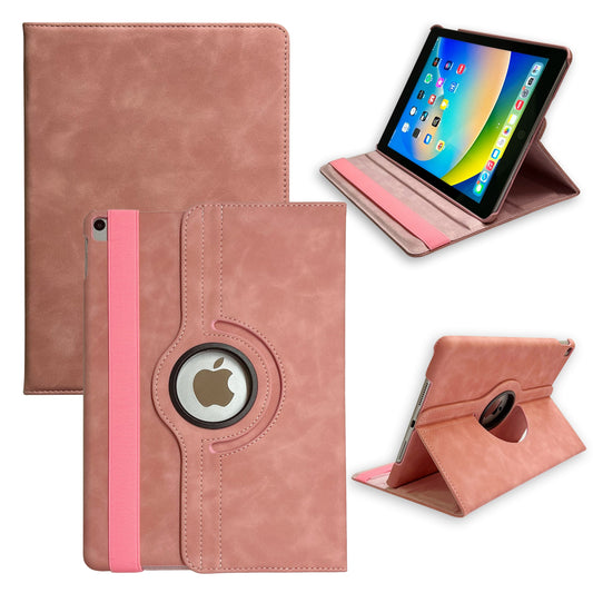iPad 10.2 (2019, 2020 & 2021) Tablet-Hülle - Pale Pink - Drehbare Klapphülle