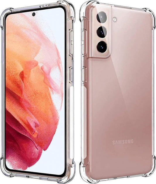 Samsung Galaxy S21 Plus Hoesje - Transparant - Anti-Shock Back Cover