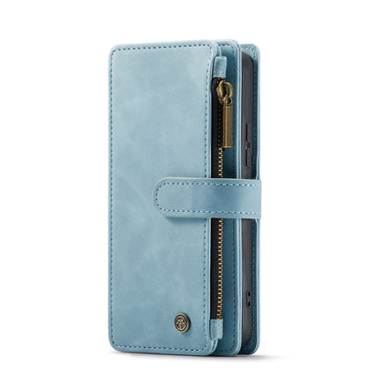 Samsung Galaxy A34 5G Hoesje - Aqua Blue - Luxe Bookcase met Rits