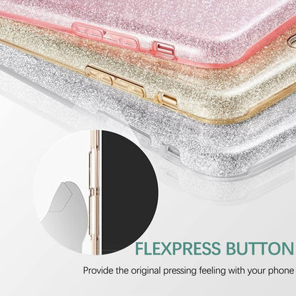 Samsung Galaxy A15 Hoesje - Goud - Glitter Back Cover