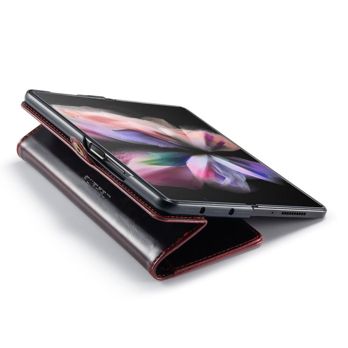 Samsung Galaxy Z Fold 4 Hoesje - Crimson Red - Bookcase
