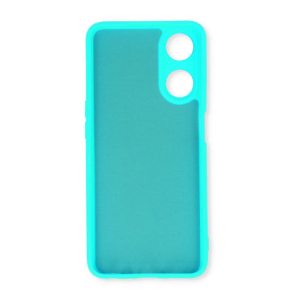 Oppo A18 Case - Turquoise - Silicone Back Cover with Phone Strap