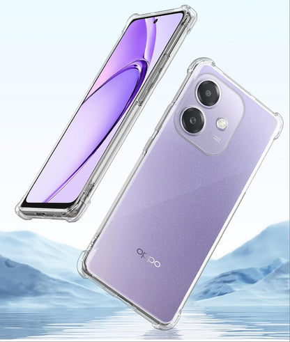 Oppo A60 Hülle - Transparent - Stoßfestes Hybrid-Backcover