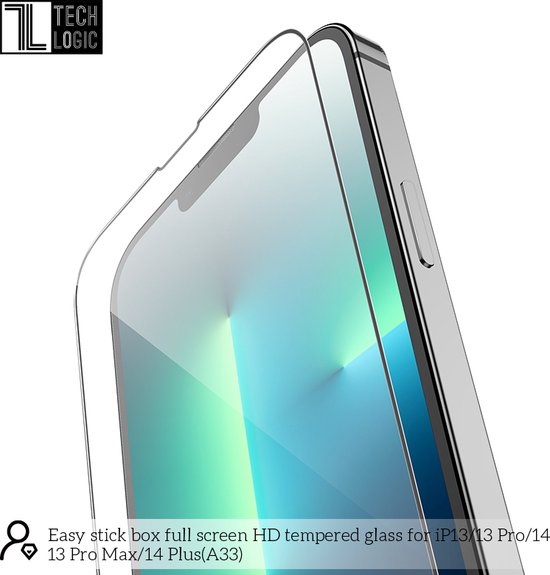 Apple iPhone 14 / 13 Pro / 13 Screenprotector - Full Cover - 1 Stuk