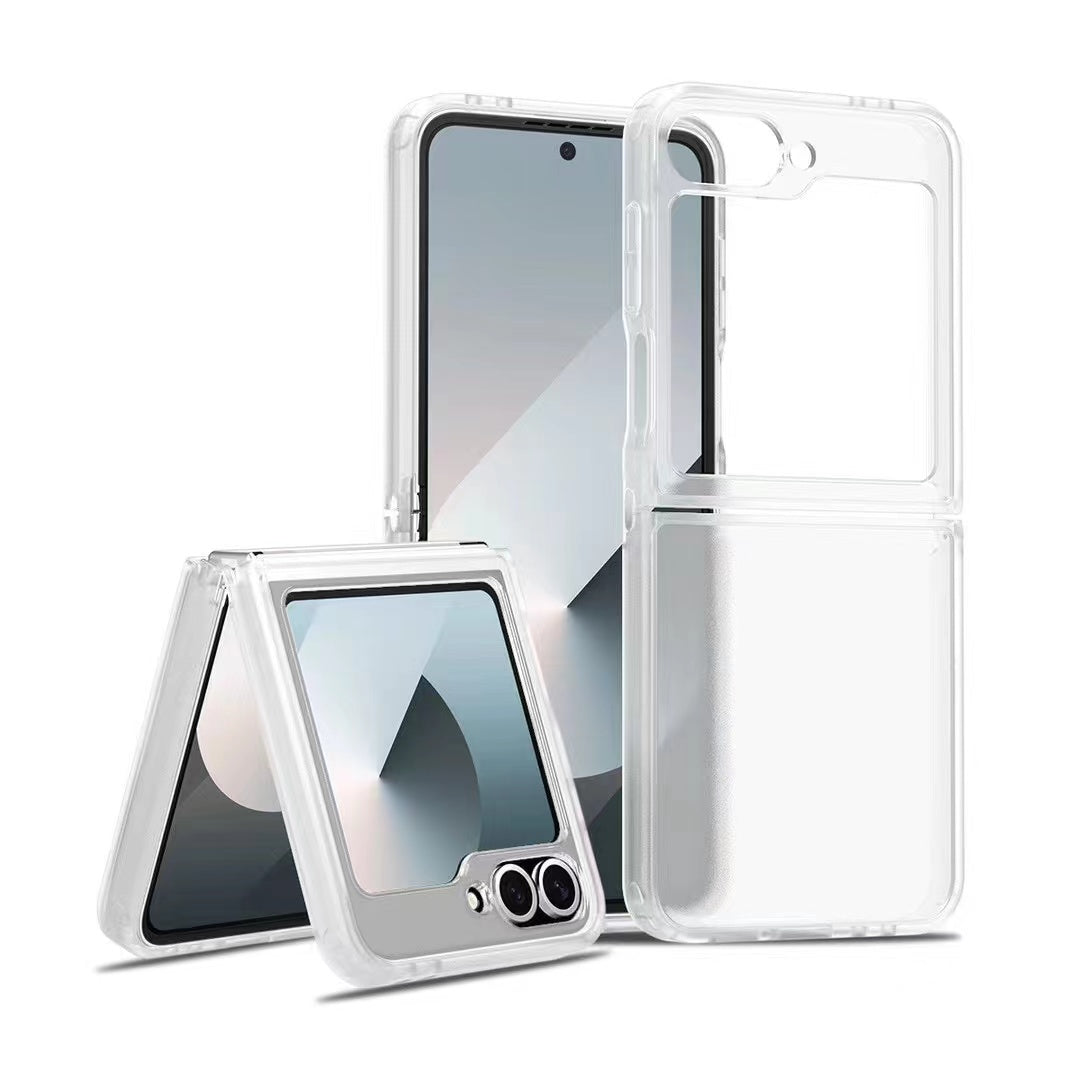 Samsung Galaxy Z Flip 7 FE Hoesje - Transparant - Matte Armor Back Cover