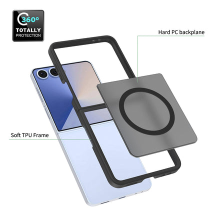 Samsung Galaxy Z Flip8 Case - Black - Matte Armor MagSafe Back Cover