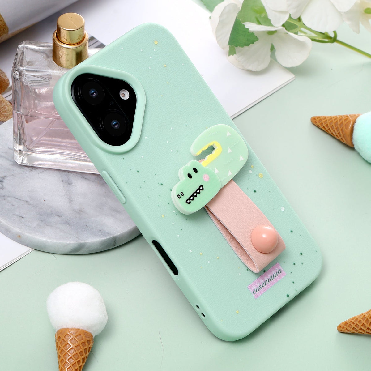 Apple iPhone 16 Hoesje - Groen - Siliconen Back Cover