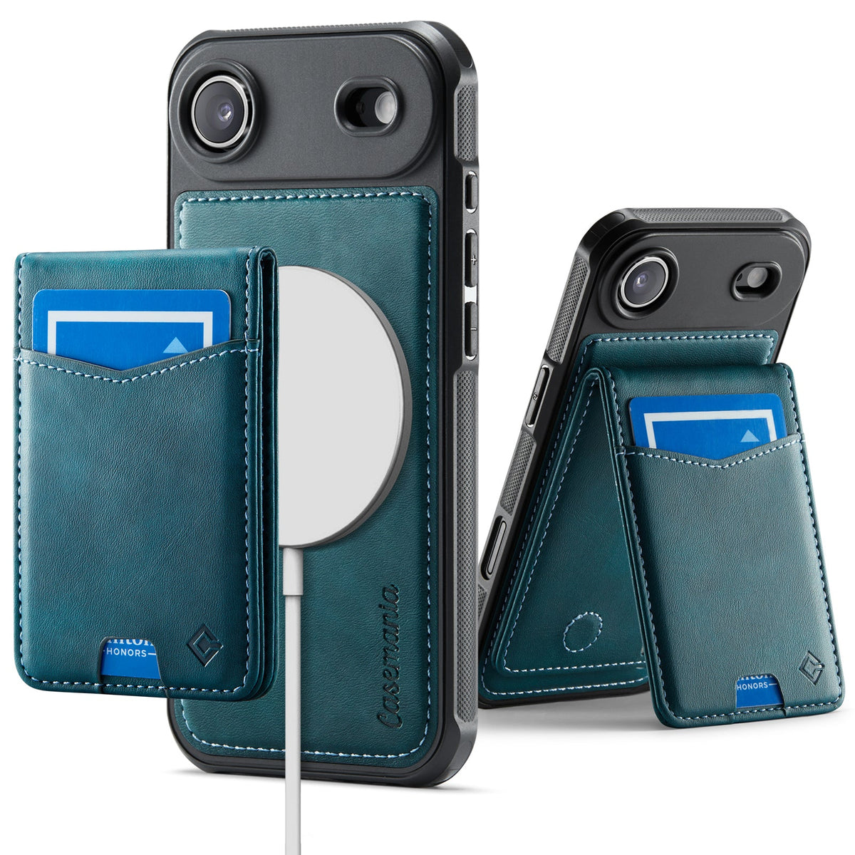 Apple iPhone Air Case - Emerald Green - MagSafe Back Cover with Card Holder