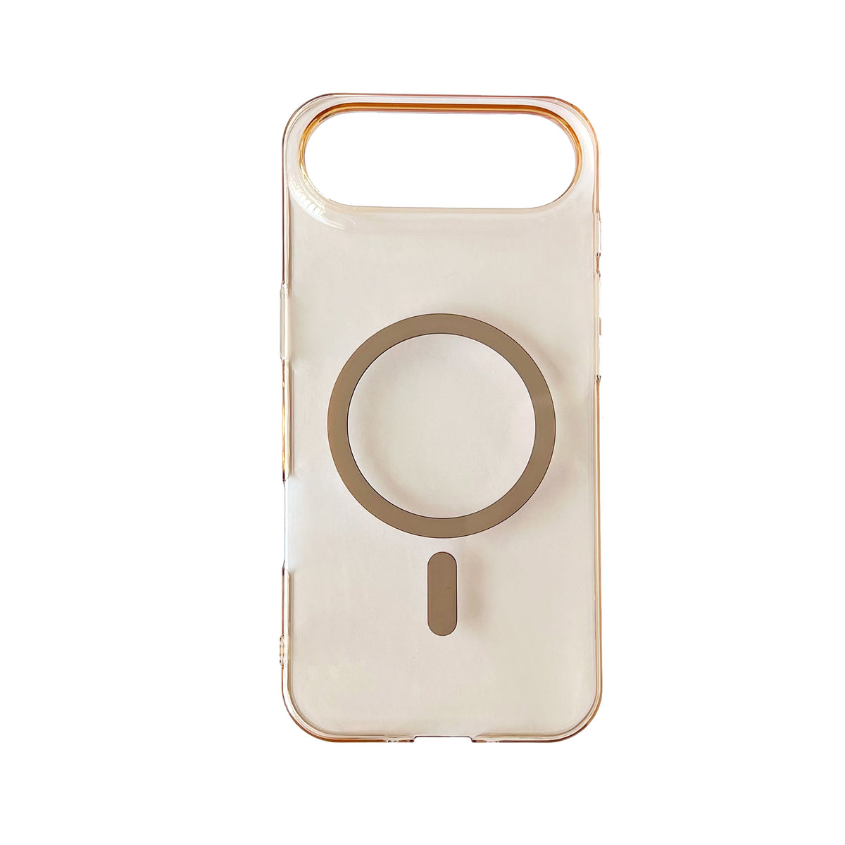 Apple iPhone Air Hoesje - Oranje - Minimalistic MagSafe Back Cover