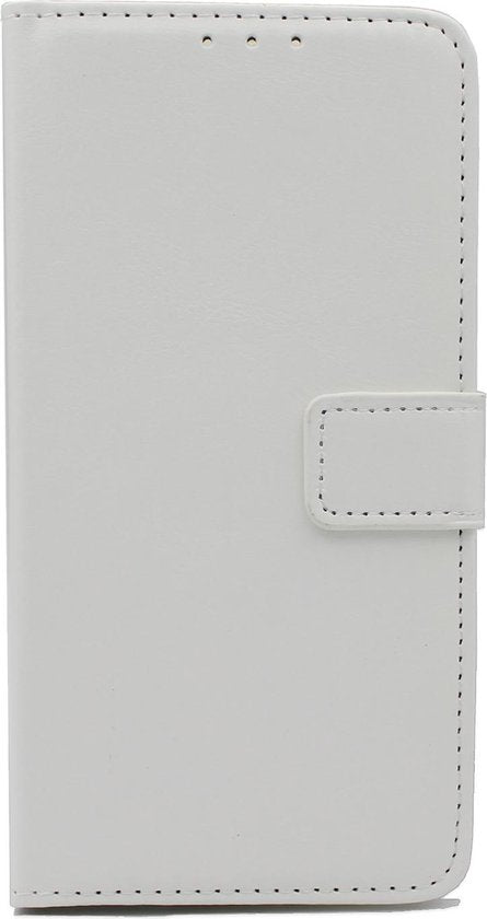 Samsung Galaxy J6+ (2018) Hoesje - Wit - Bookcase
