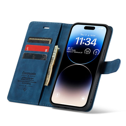 Apple iPhone 15 Pro Hoesje - Navy Blue - 2 in 1 Bookcase