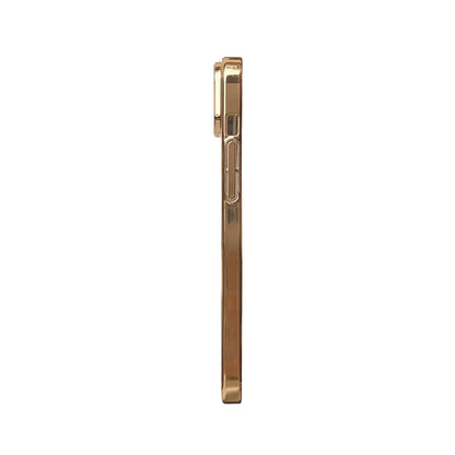 Apple iPhone 15 Case - Gold - Silicone MagSafe Back Cover with Camera Protection