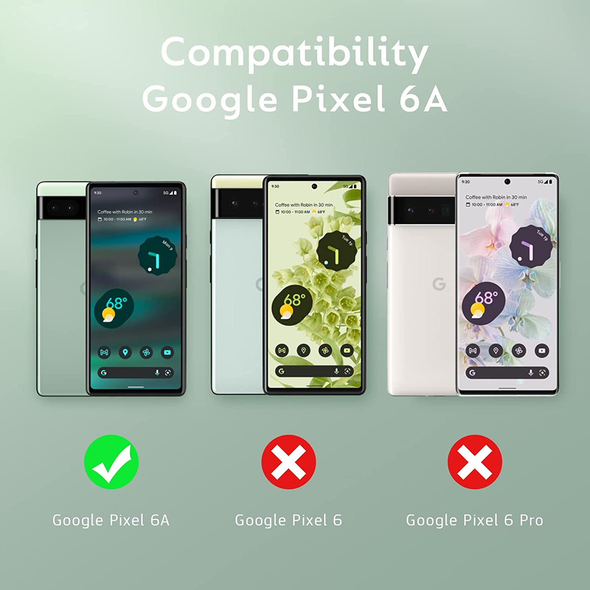 Google Pixel 6a Hoesje - Transparant - Anti-Shock Back Cover