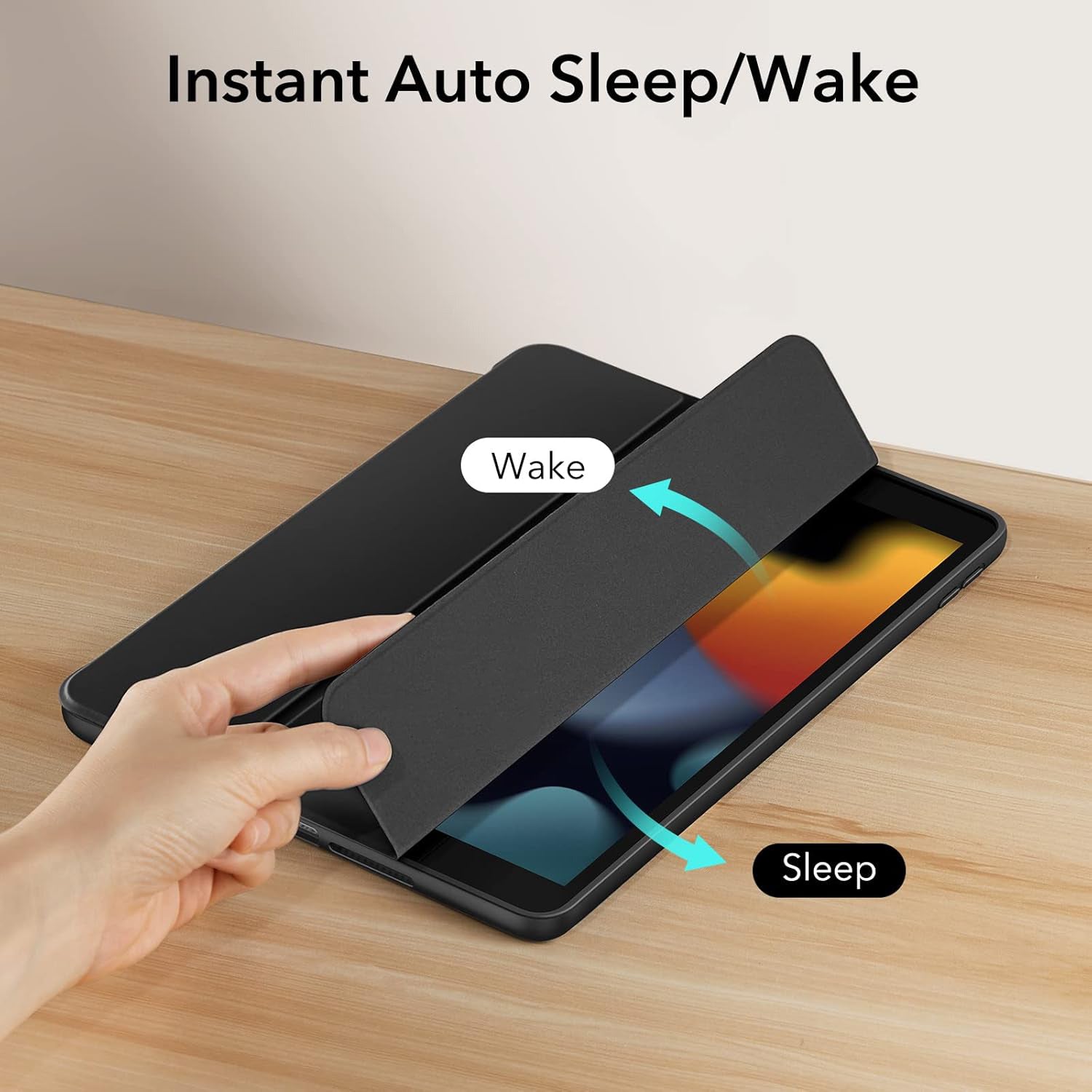 Smart Cover Hoes met Pencil Houder | iPad 10.2 inch