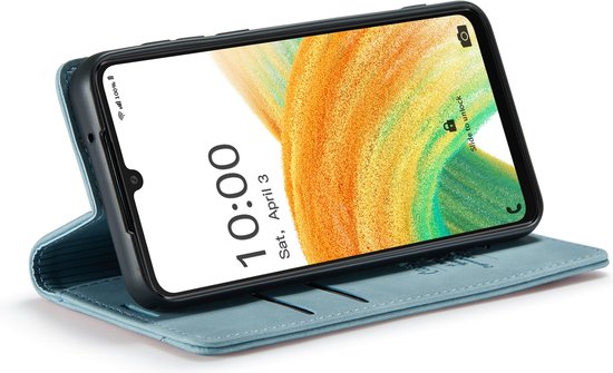 Oppo A17 Hoesje - Aqua Blue - Dunne Bookcase