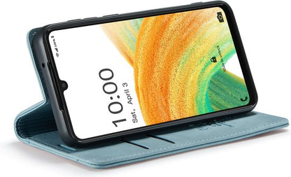 Oppo A17 Hoesje - Aqua Blue - Dunne Bookcase