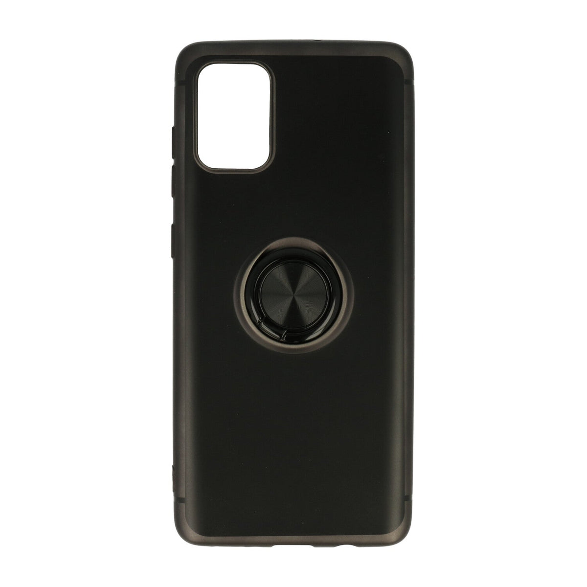 Samsung Galaxy S20 Ultra Hoesje - Zwart - Siliconen Ring Kickstand Back Cover