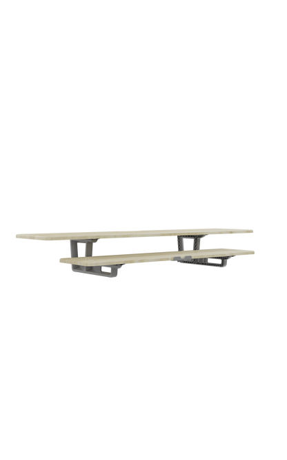 Casemania Monitorstandaard met Telefoonhouder - Licht Bruin - Beeldscherm Verhoger voor 2 Monitoren - Tweelaags Monitor Standaard met Opbergplank - Extra Brede Bureauverhoger - Beeldschermstandaard - Bureau Organizer voor Thuiswerkplek en Kantoor