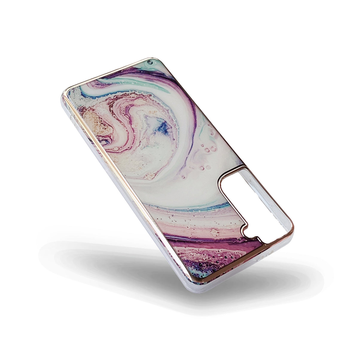 Samsung Galaxy S24 Plus Hoesje - Twist - Siliconen Marmer Back Cover
